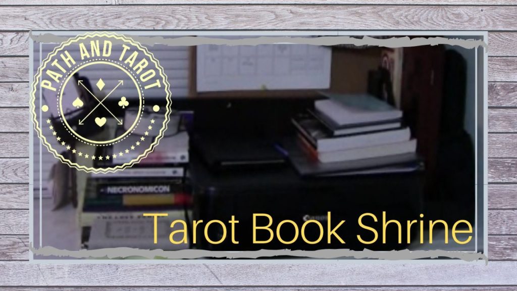 tarot book shrine