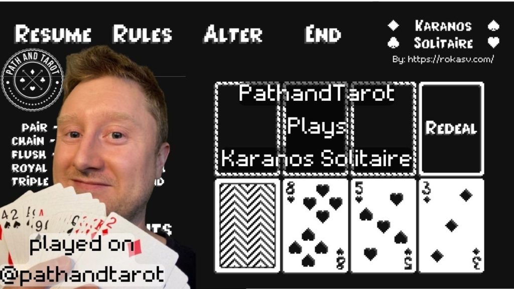 PathandTarot Plays Karanos Solitaire